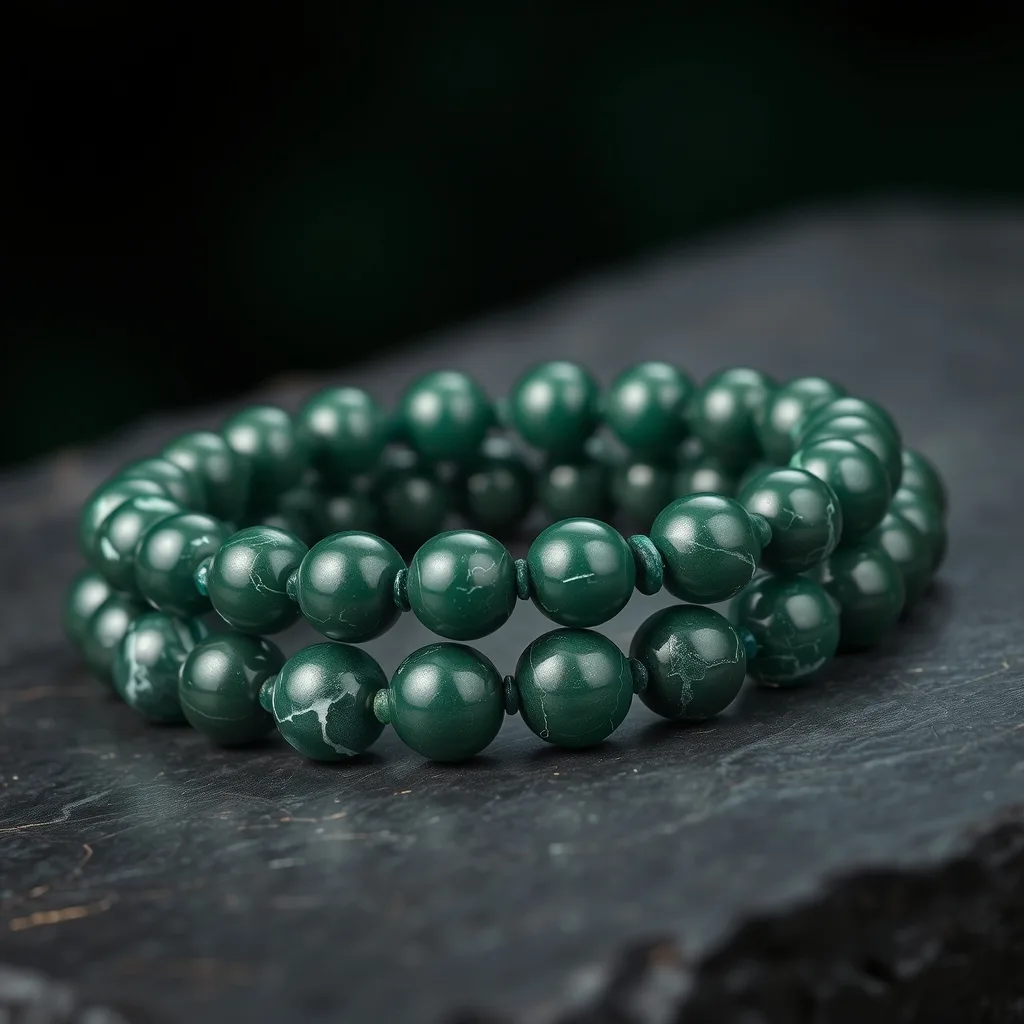 Seraphinite Bracelet — Pearly Forest